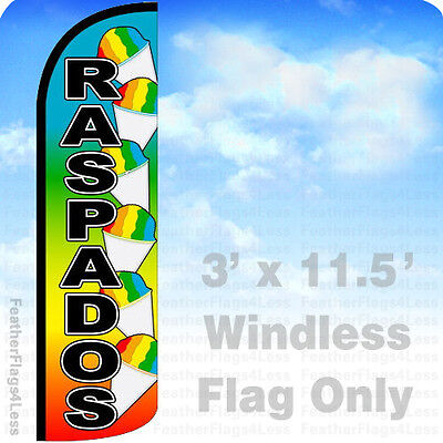 Pack Tall Swooper Flags Snow Cones Shaved Ice Multi Color three 3 