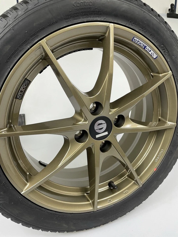 Allwetterreifen smart forfour 453 Alufelgen Sparco Trofeo Bronze - Bild 2 von 4