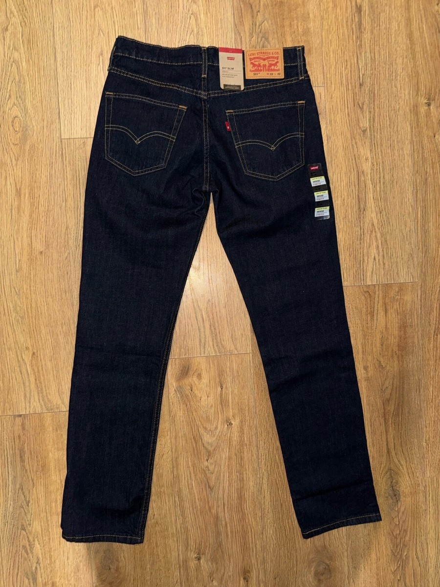 JEAN HOMME LEVIS 511 slim fit denim stretch Levi's 28 29 30 31 32 33 34 36 38 EUR 41,27 - FR