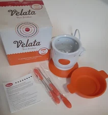 Scentsy Velata Fun Fondue Warmer Clementine Curve Orange