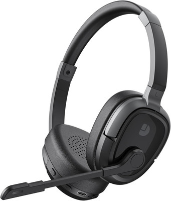 Bluetooth Headset, Bluetooth Headphones with Microphone Mute, 65Hrs Working Time