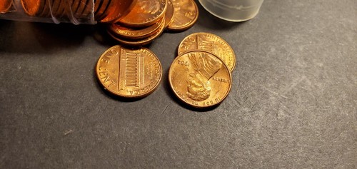Rolle (50) UNC 1982p großes Datum Kupfer Lincoln Memorial Cents!! UNC RD!! - Bild 5 von 6