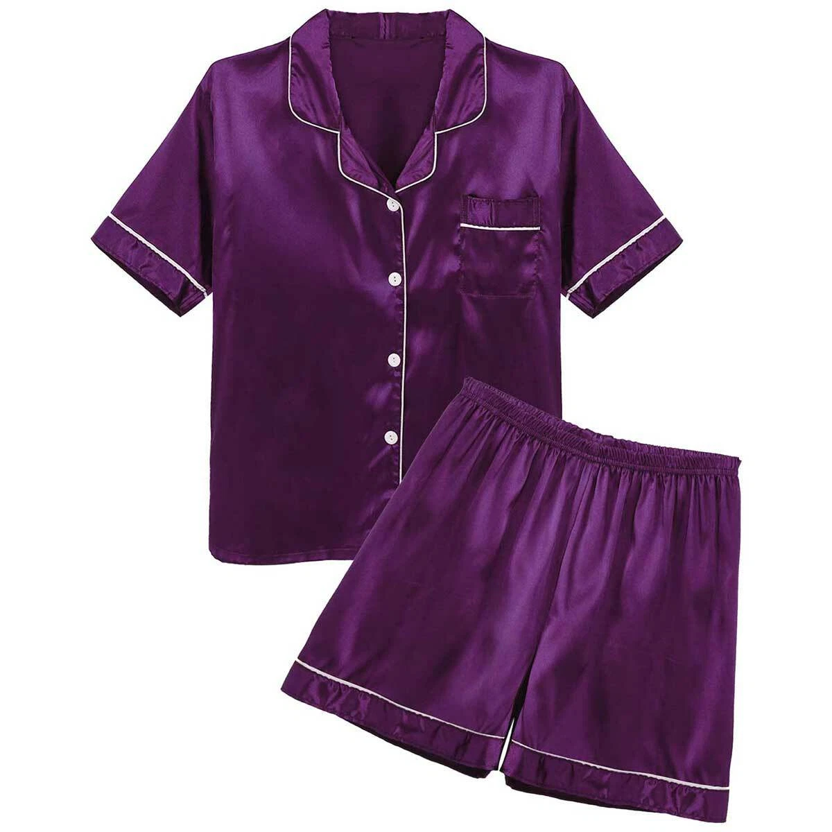 Mens silk hotsell pyjamas shorts