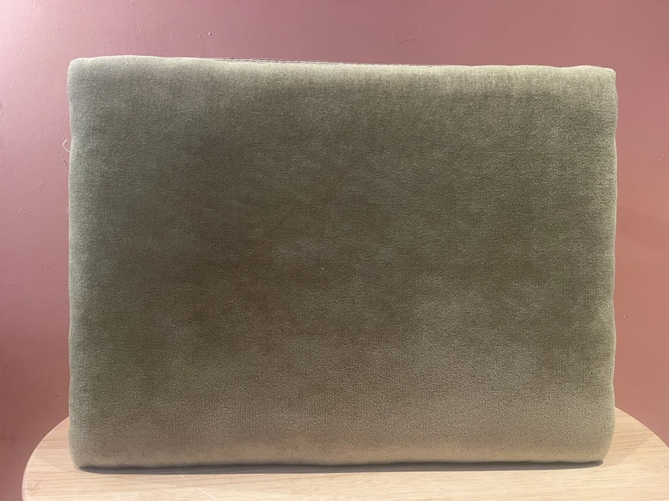 Liberty Style Edwardian Oak Stool Upholstered Seat W45cm x D34cm x H42cm - Image 3 of 4