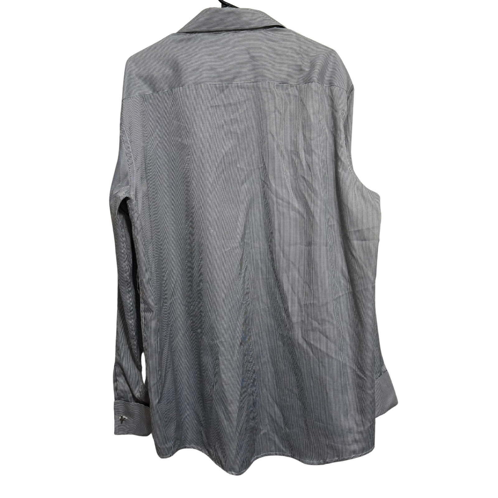 Statement Confidence Mens Black White Striped But… - image 3