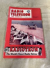 ORIGINAL VINTAGE RADIO TELEVISION HOBBY Retro 1960 RAF HMS Victorious War Pilot