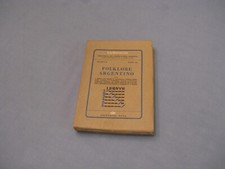 ARGENTINA -- FOLKLORE ARGENTINO TOMO VI 1959 FIRST EDITION SOFTCOVER IN SPANISH