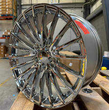 19x8.519x9.5 Wheels Chrome Rims For Mercedes S430 S550 S500 19 Staggered Set 4