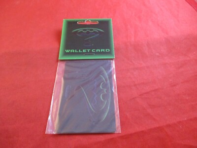 Batman Forever 1995 Movie Promo Wallet Card Batman & The Riddler I.D ...