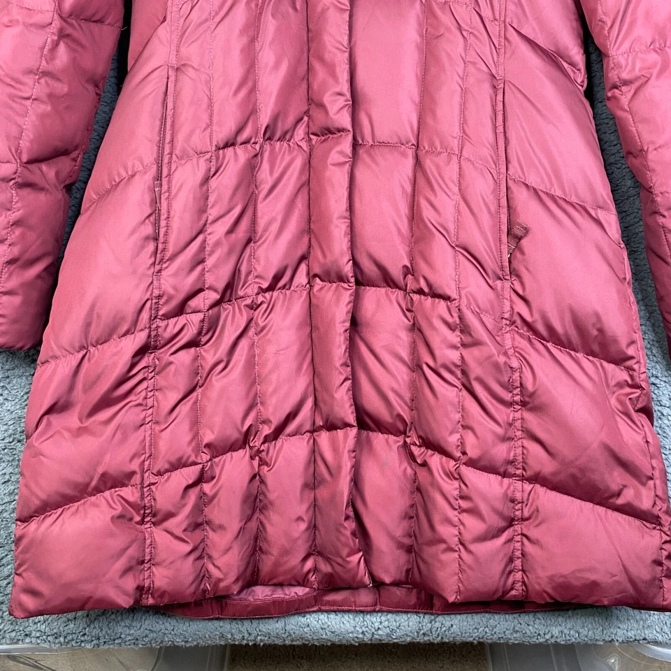 Eddie Bauer Womens Faux Fur Lodge Down Parka Coat Jacket Size TL - Image 3 of 4