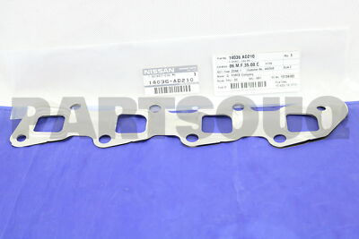 14036AD210 Genuine Nissan GASKET-EXHAUST MANIFOLD,A 14036-AD210 | eBay