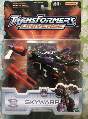 Transformers Universe Skywarp Deluxe Moc Nrfb Rare 2004