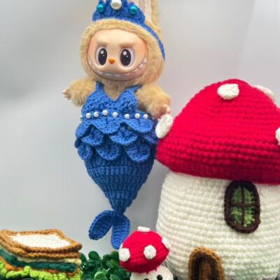 LABUBU Cute Clothes The Monsters Plush Doll Handmade Clothes Set No Toys