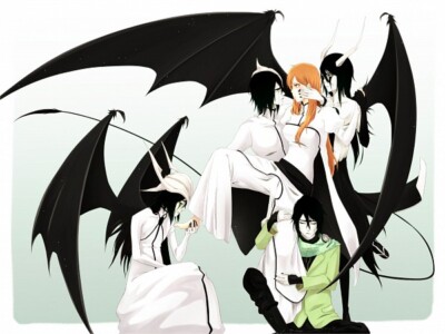Anime inoue orihime ulquiorra schiffer reverse harem Stitched Gaming Mat Desk