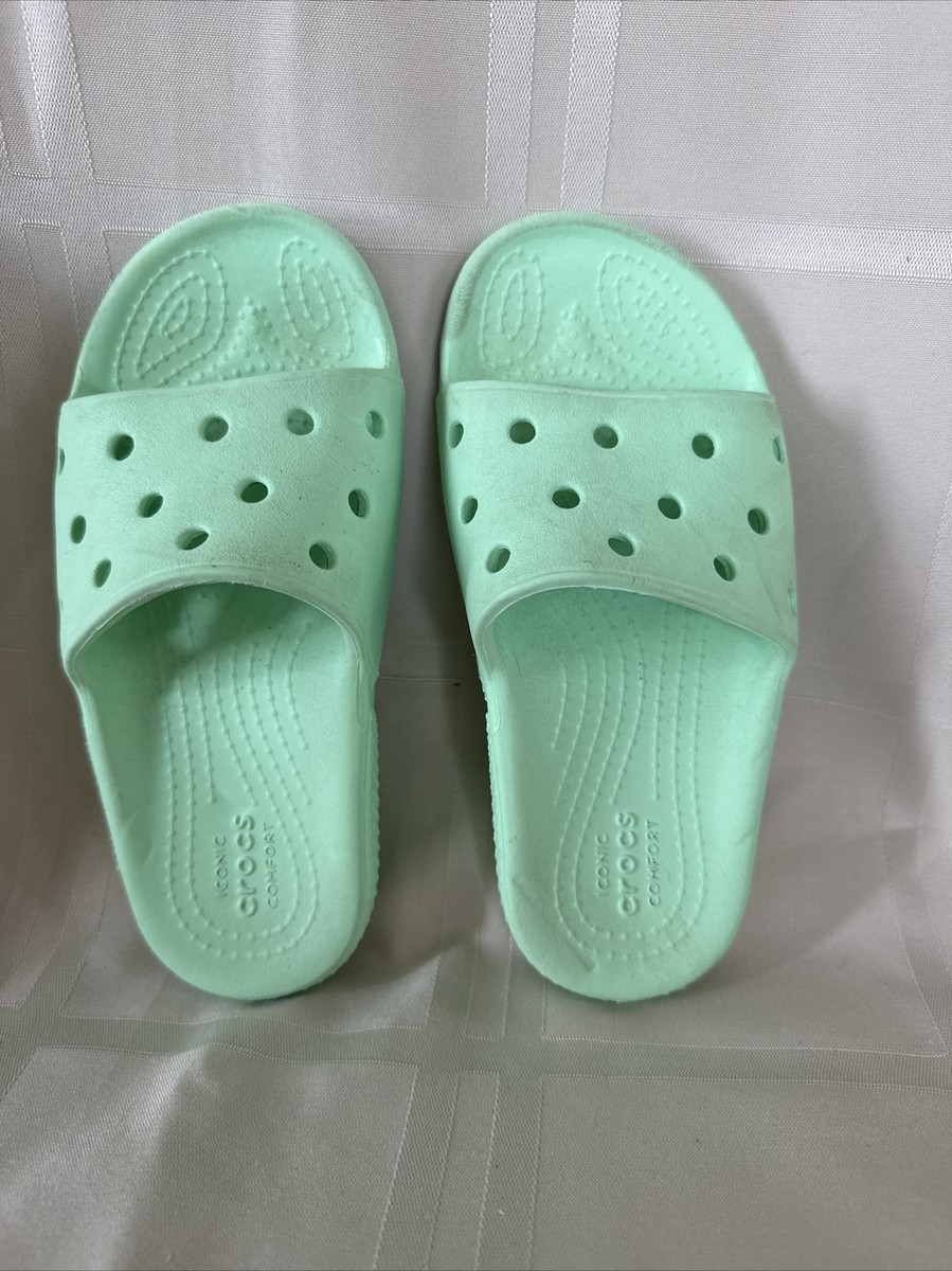 Crocs Size 10 Children's Classic Platform Slides