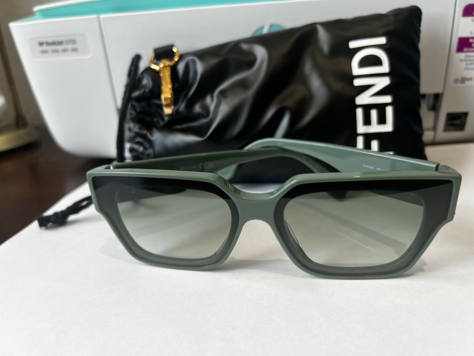 Fendi First Rectangular Sunglasses 63mm - image 4