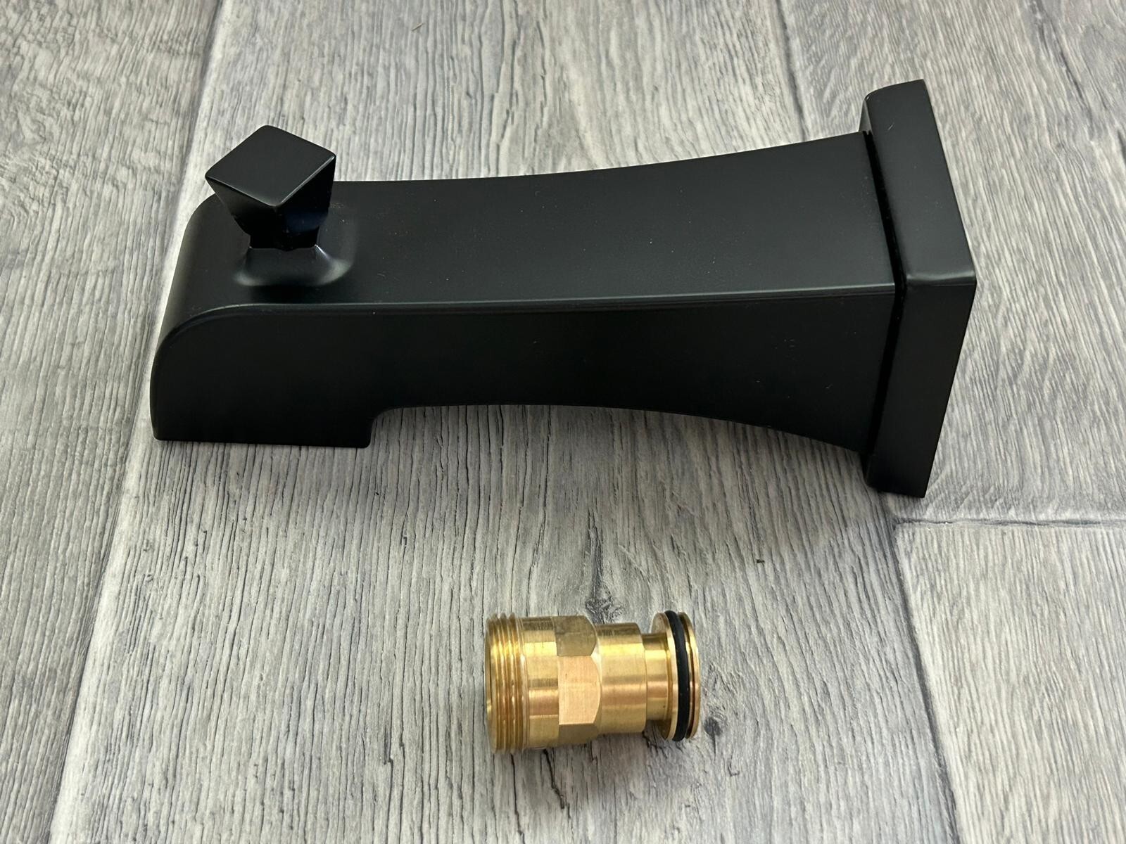 Kohler Pitch 97089BL 6" Integrated Diverter Tub Spout Matte Black eBay