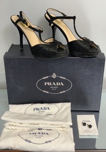 prada satin platform sandals