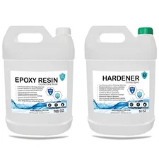 Epoxy Resin Kit - 1 Gallon (100 Oz Epoxy + 50 Oz Hardener) Countertop Epoxy Kit