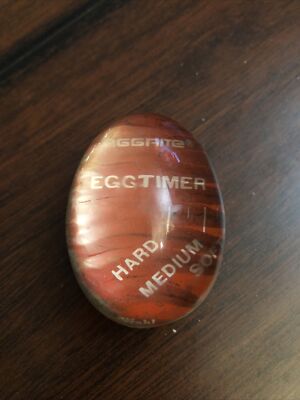 Lucite EggRite EGG Timer Handy Tool for All the Egg Lovers Vintage