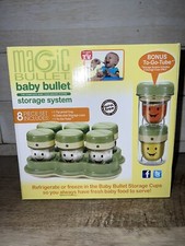 Magic Bullet Baby Bullet Storage System 8 Piece Set New