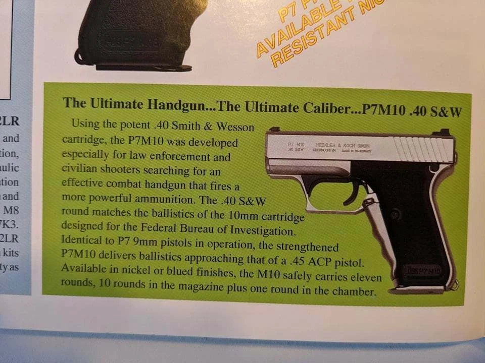 Catálogo de productos originales Heckler & Koch Firearms HK 1993  Foto 3 de 4