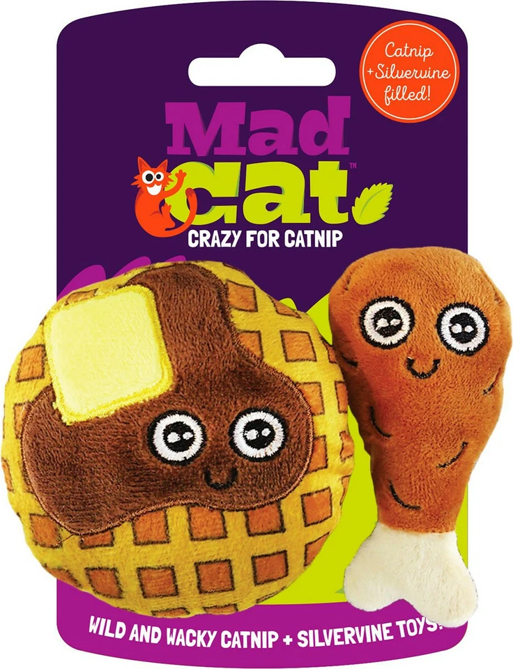 Mad Cat Crazy For Catnip Silvervine Plush Cat Toys (Pick Your Cat's Favorites)  - Image 3 of 4