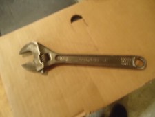 Vintage P&C 1710-SL 10" Adjustable Crescent-Style Wrench Made in USA