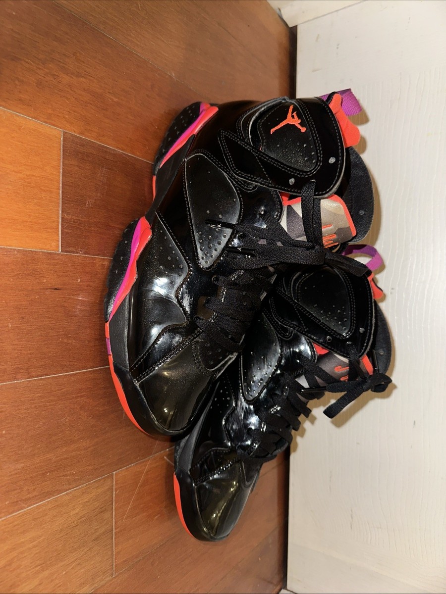 Size 10.5 - Air Jordan 7 Retro Black Gloss W 193151704658| eBay