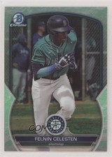 2023 Bowman Draft Chrome Lunar Glow Refractor Felnin Celesten #BDC-178 0v33