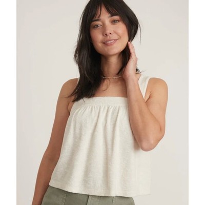 Marine Layer Terry Out Tank Cloud Dancer Sleeveless Top Size Extra Large NWT