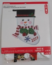 Creatology Felt Stocking Kit Craft New 2019 Snowman