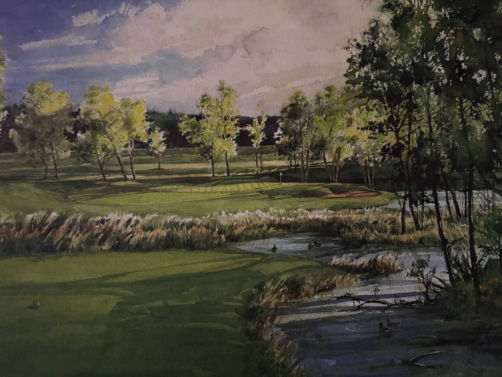 Tom Lynch Bearpath Golf Club 17x22 Lithograph Print COA 223/300 Jack Nicholas