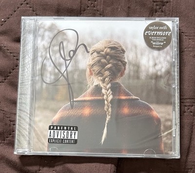 Taylor Swift SIGNED Evermore CD Sealed  RARE FIND LAST price drop