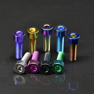 M3 M4 Titanium Bolt Socket Cap Hex Screw 5/6/8/10/12/15/18/20mm Model Fittings