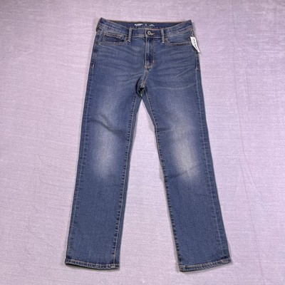 Old Navy Womens Blue Denim 360° Stretch Slim Built-In Tough Jeans Size 12 Plus