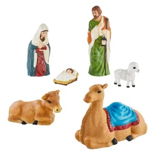 6-Piece Nativity Scene Holiday Yard Decoration