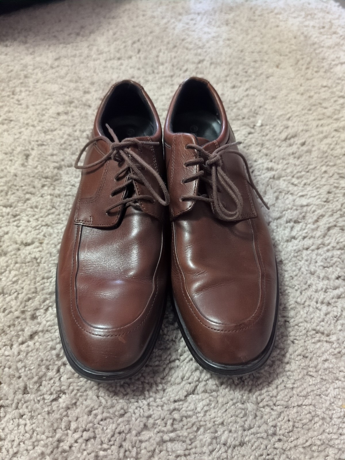 SAOLA Rockport Uomo Total Motion Moc Oxford Taglia 8 5 Marrone con Adiprene