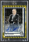 JIM CALHOUN 2025-26 PANINI DONRUSS OPTIC #198 AUTO FOTL GOLD PRIZM 3/6 HUSKIES