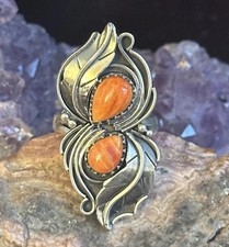 Spiny Oyster Southwestern Sterling Silver Ring