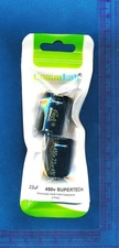 2 pack SUPERTECH 22uF 450v Axial lead Capacitors. 22 uF Audio Radio PREMIUM!