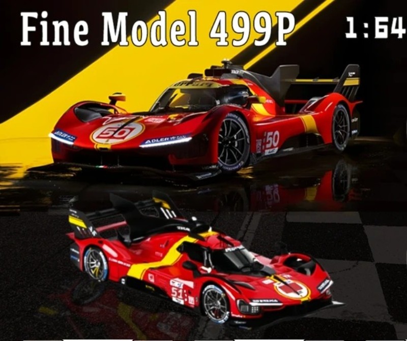 FINE MOMODEL 1/64　フェラーリ 499P ル・マン 2023 FINE MOMODEL 1/64 フェラーリ 499P ル・マン 2023 1⁄64 Ferrari 499P