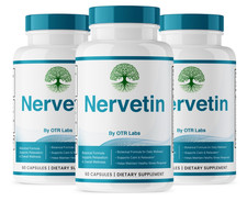 Nervetin Neuropathy Supplements, Official Nerve tin Advanced Nerve 3 Pack 