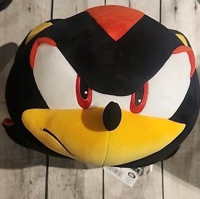 Club Mocchi Mocchi - Sonic the Hedgehog SHADOW Mega 15'' Plush Head NWT