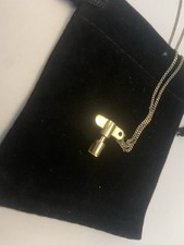 Pendent Train Drivers Key Brass 1/3 size