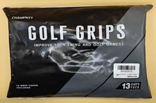 Premium Rubber Golf Grips 13 Pack | High Traction and Feedback 13 Grips 15 Tapse