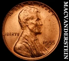 1955-D Lincoln Wheat Cent- Choice Gem Brilliant Unc Luster #J7261