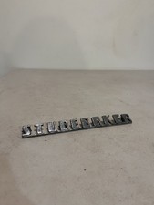 1949 - 1953 Studebaker Truck Hood Side Emblem Original Name Plate Oem Chrome
