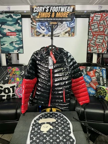 Robert Phillipe Men’s Puffer Jacket Size Large BRed Colorway – New With Tags video thumbnail