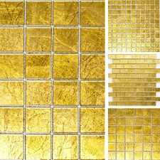 Pasta Di Vetro Oro Mosaico Piastrelle Mosaico Strutturale Piastrelle Da Parete